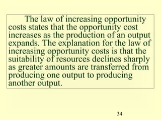 02 production possibilities and opportunity cost | PPT