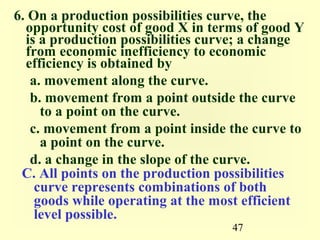 02 production possibilities and opportunity cost | PPT