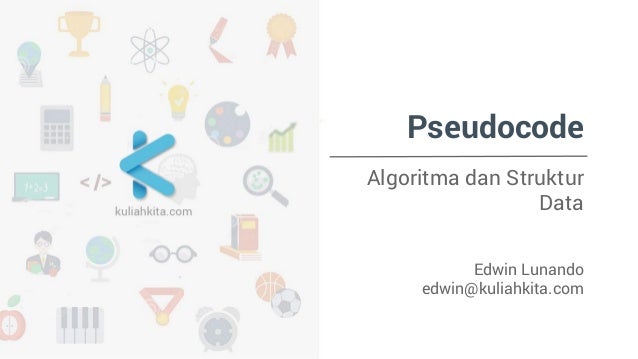 Algoritma Dan Struktur Data Pseudocode 5502