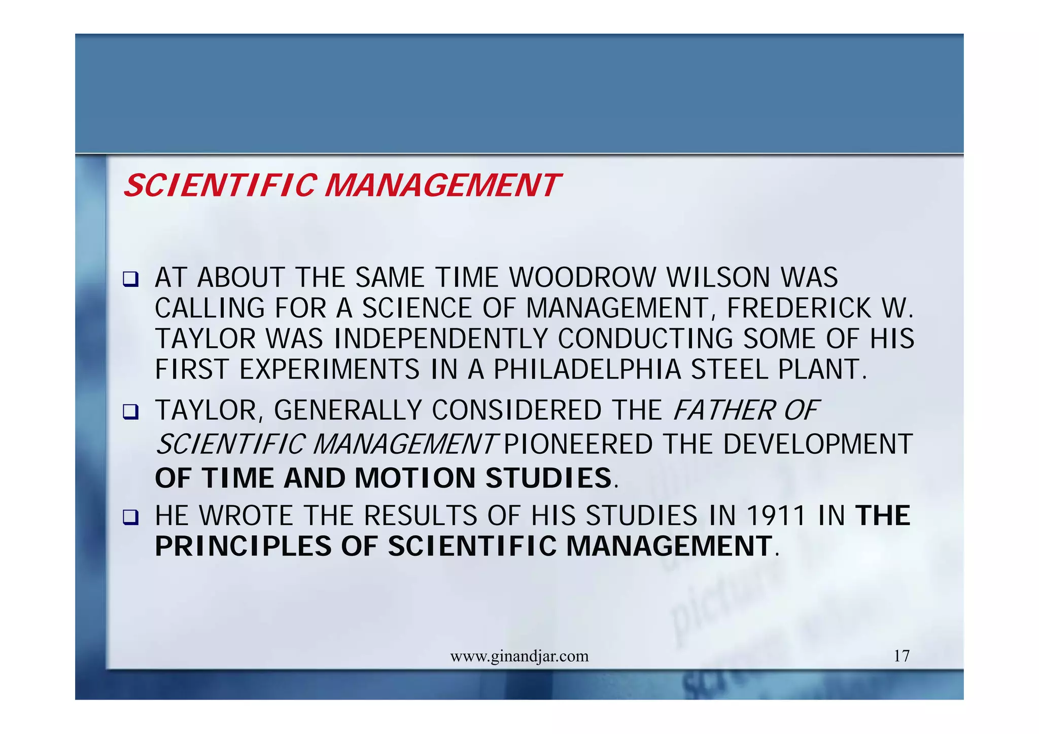 PUBLIC ADMINISTRATION AS A DEVELOPING DISCIPLINE