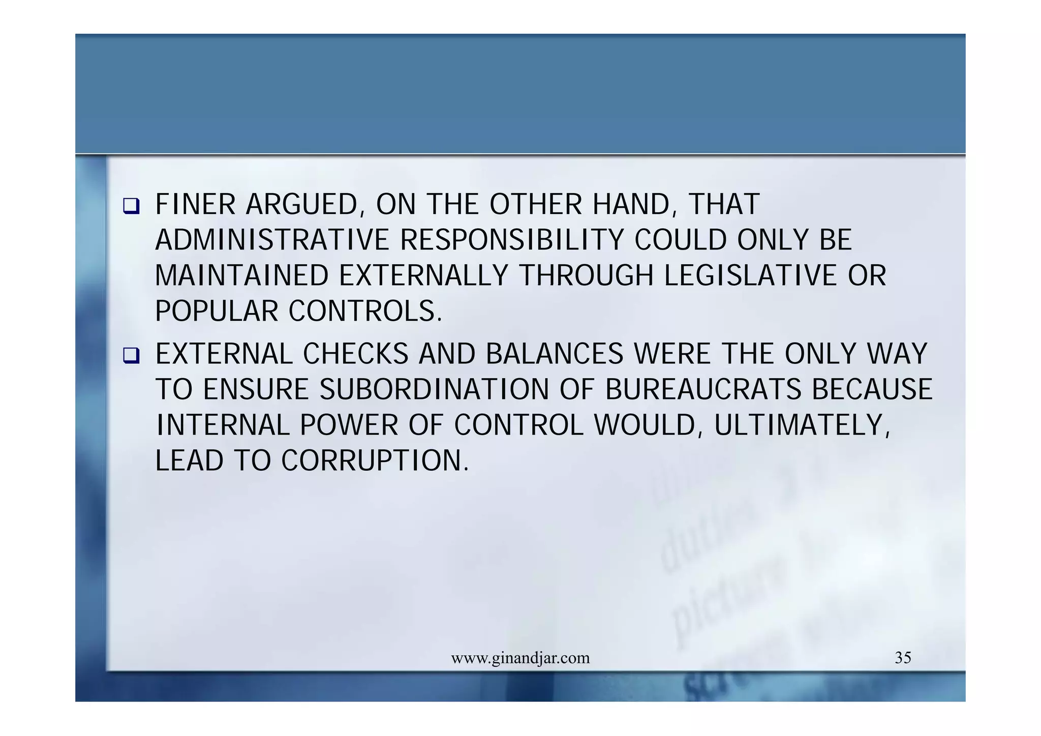 PUBLIC ADMINISTRATION AS A DEVELOPING DISCIPLINE