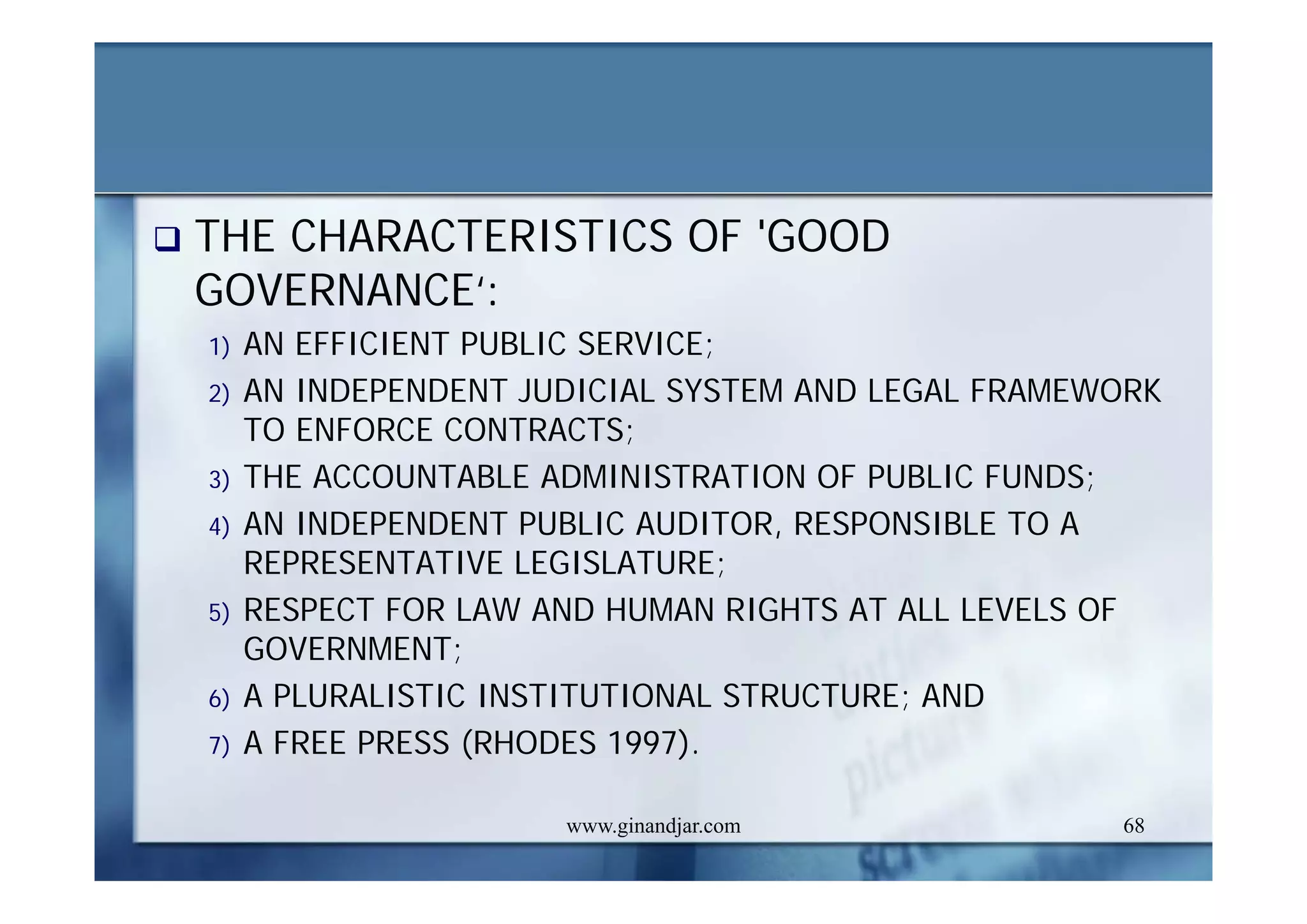 PUBLIC ADMINISTRATION AS A DEVELOPING DISCIPLINE