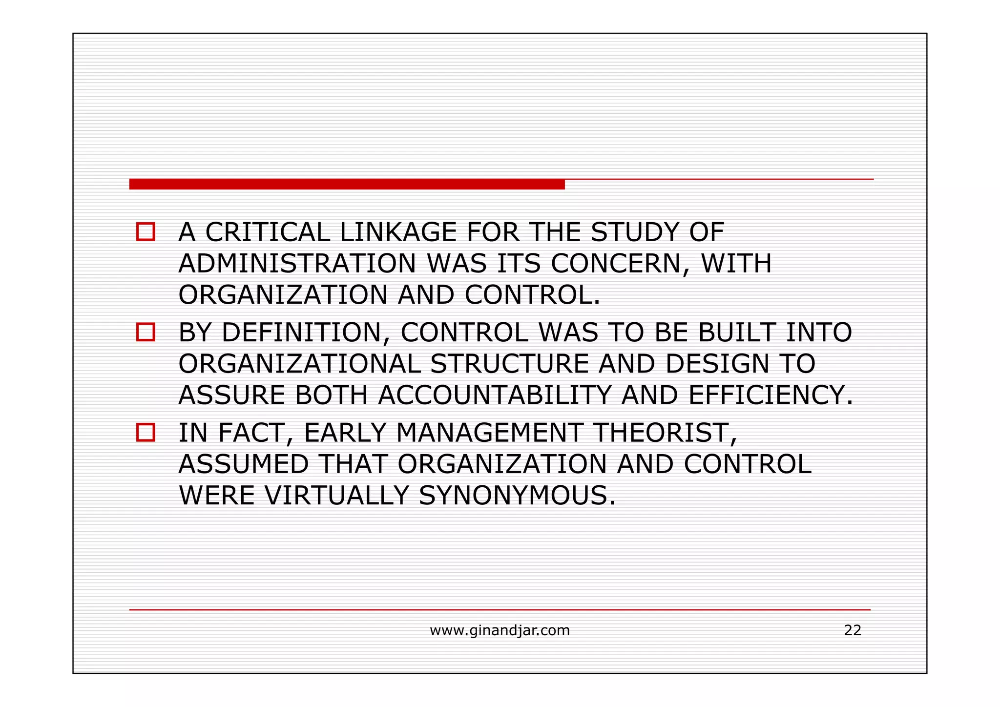 PUBLIC ADMINISTRATION AS A DEVELOPING DISCIPLINE