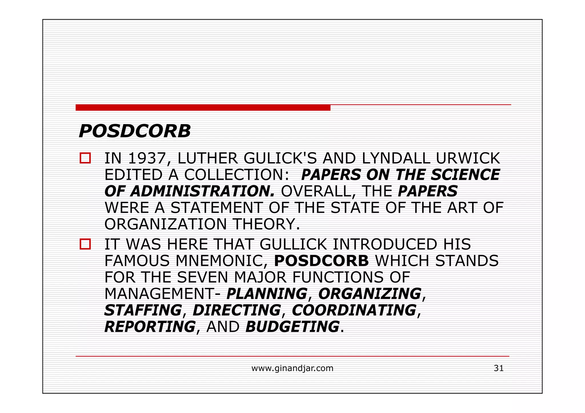 PUBLIC ADMINISTRATION AS A DEVELOPING DISCIPLINE