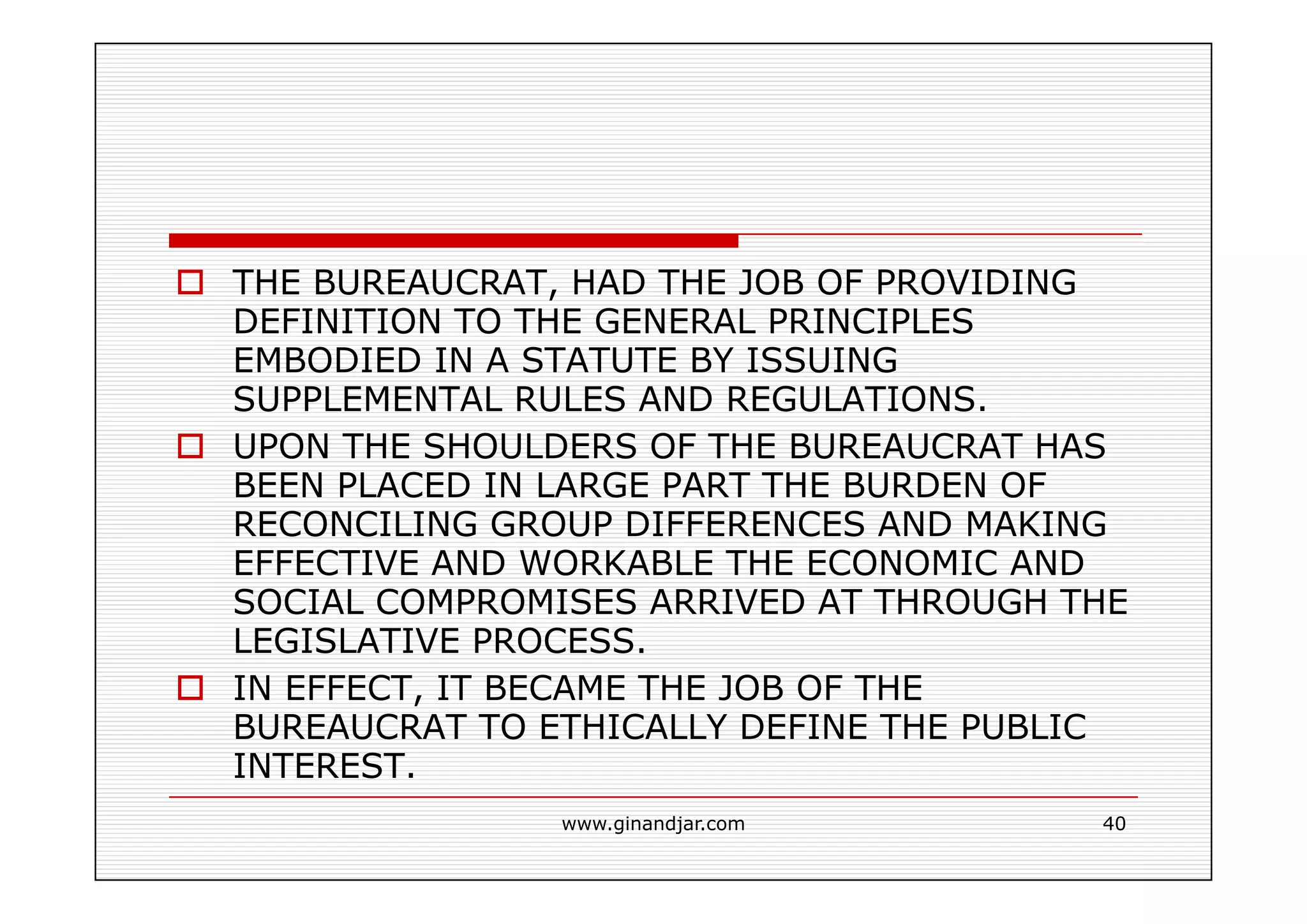 PUBLIC ADMINISTRATION AS A DEVELOPING DISCIPLINE