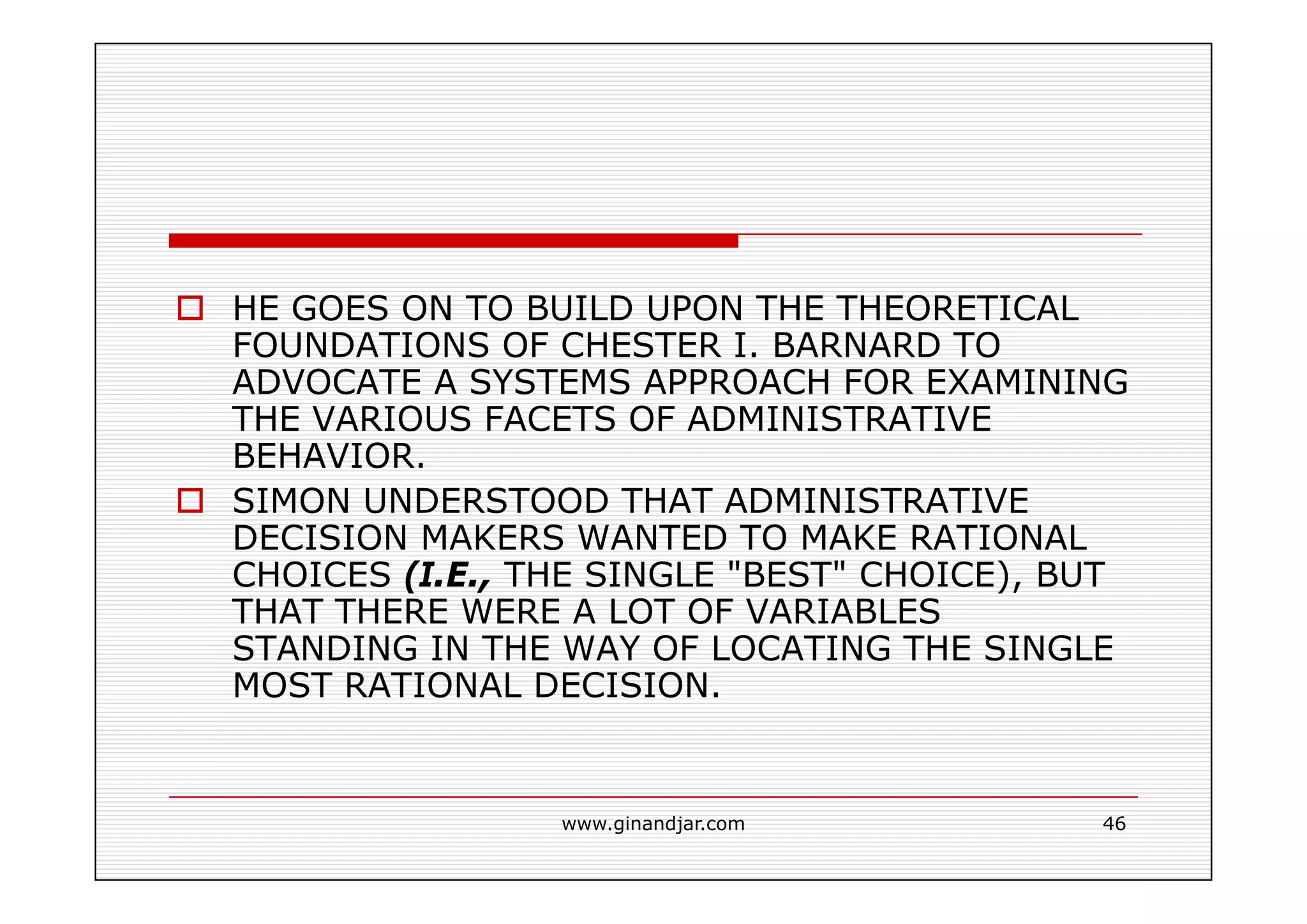 PUBLIC ADMINISTRATION AS A DEVELOPING DISCIPLINE