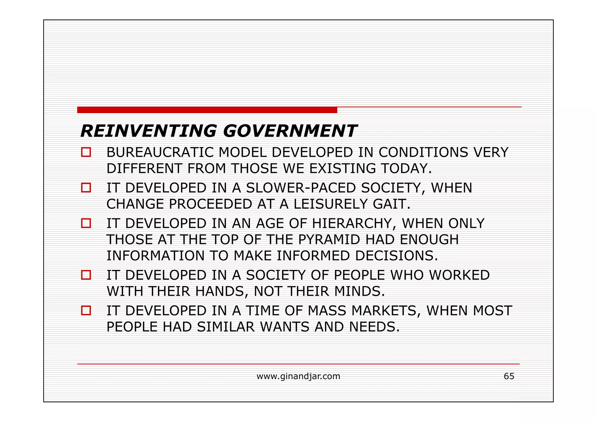 PUBLIC ADMINISTRATION AS A DEVELOPING DISCIPLINE