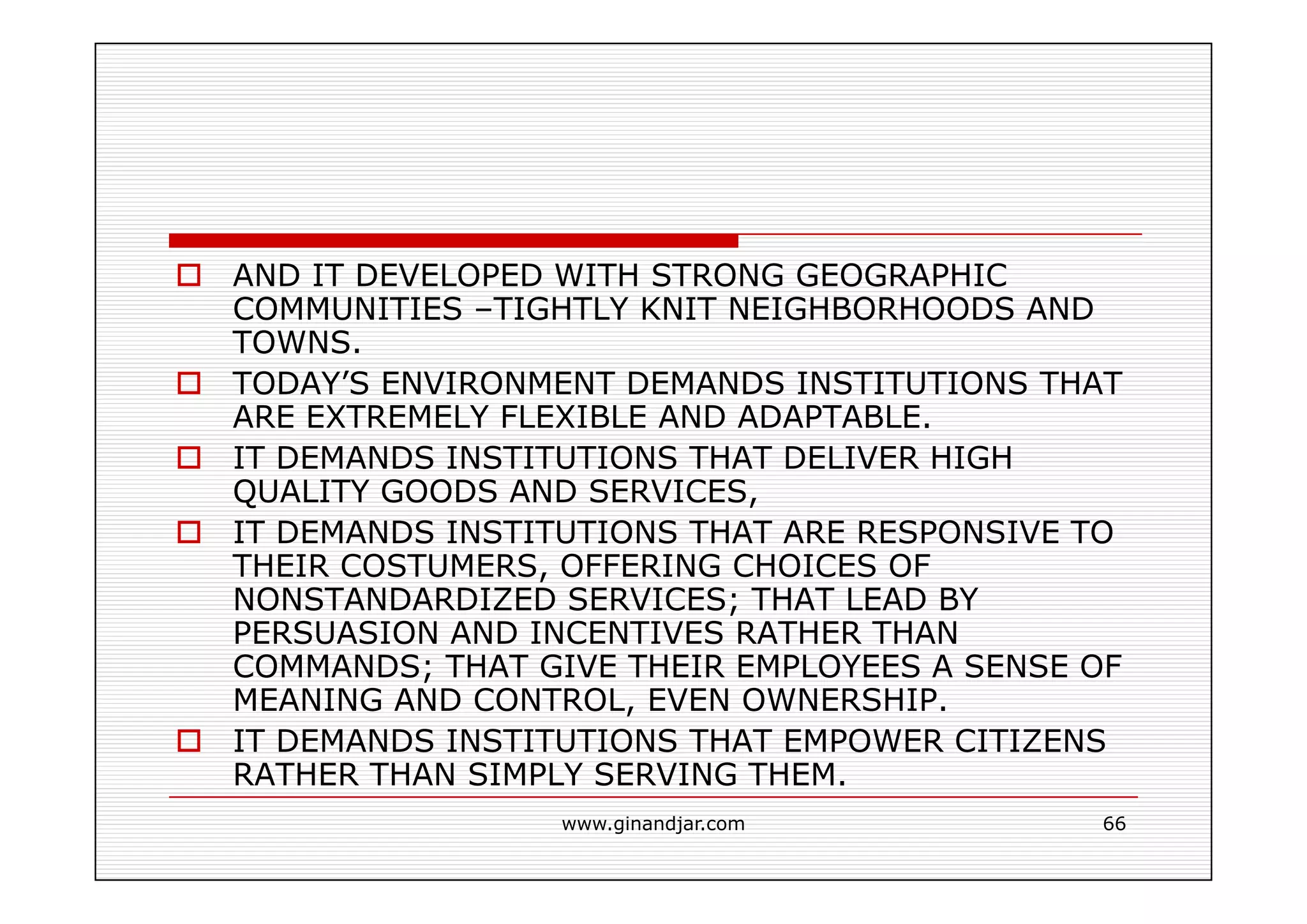 PUBLIC ADMINISTRATION AS A DEVELOPING DISCIPLINE