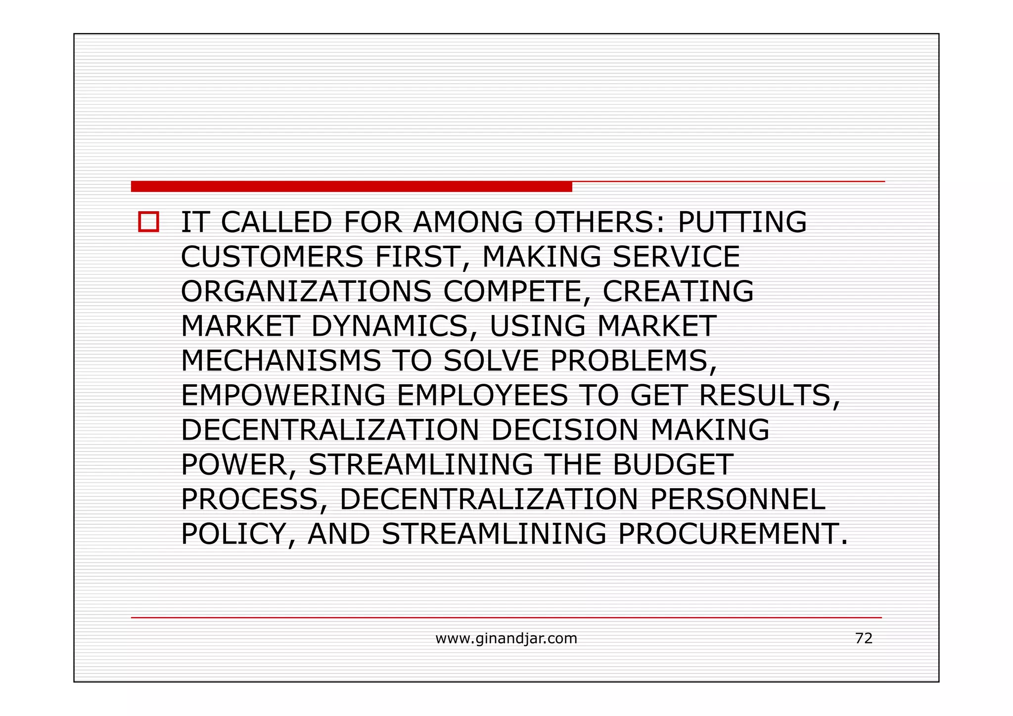 PUBLIC ADMINISTRATION AS A DEVELOPING DISCIPLINE