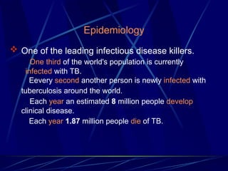 Pulmonary Tuberculosis and its presentationss.ppt