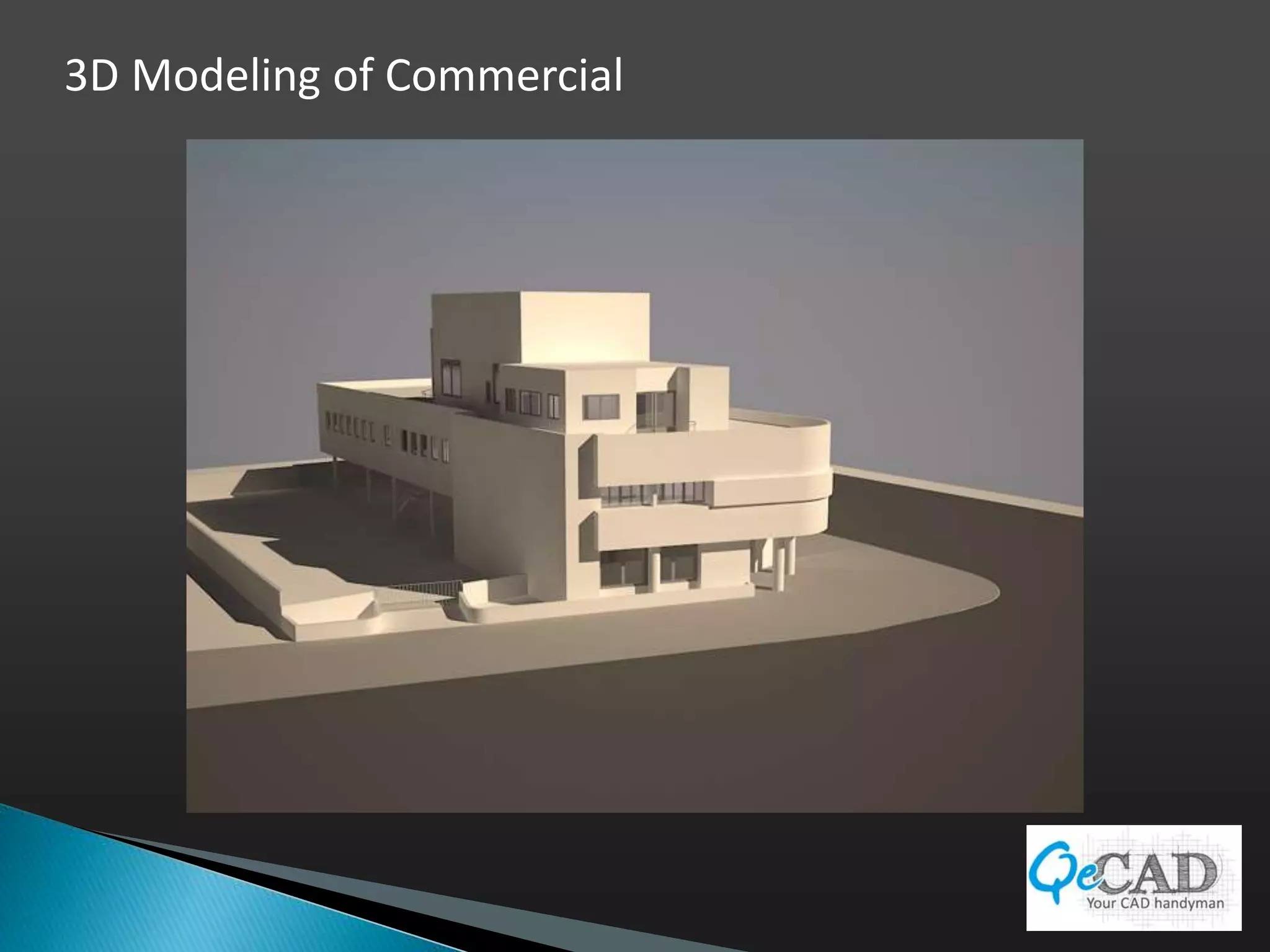 02 qe cad architectural 3 d modeling and rendering ppt | PPTX