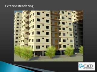 02 qe cad architectural 3 d modeling and rendering ppt | PPTX