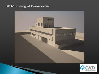 02 qe cad architectural 3 d modeling and rendering ppt | PPTX