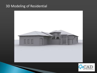 02 qe cad architectural 3 d modeling and rendering ppt | PPTX