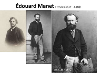 Édouard Manet French b.1832 – d.1883
circa 1867-1870
 