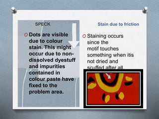 Stain Defect Definition 02 Reduce reuse and rejection of garments and orders of apparel ...