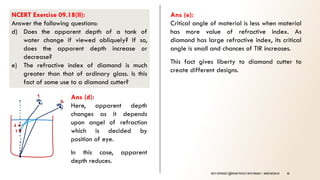 Comprehensive Refraction Comprehensive Physics Guide on Refraction for Std. XII and Competitive ...