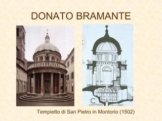 DONATO BRAMANTE Tempietto di San Pietro in Montorio (1502) 