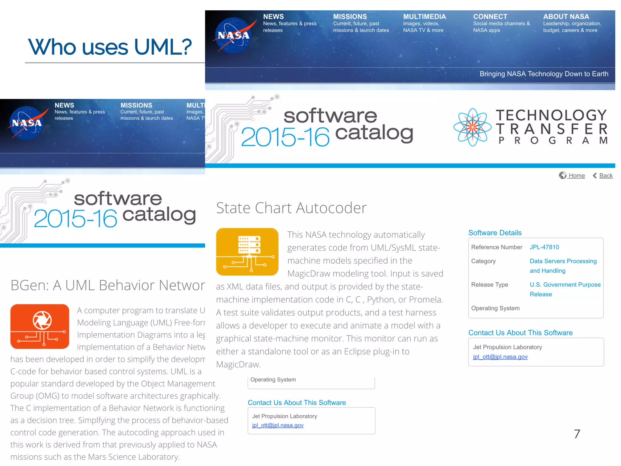 VRIJE
UNIVERSITEIT
AMSTERDAM
Who uses UML?
7
 