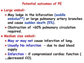 Large Emboli 02 respiratory vascular | PPT