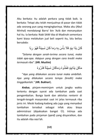 #02# riba dan jenis jenisnya | PDF