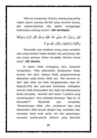 #02# riba dan jenis jenisnya | PDF