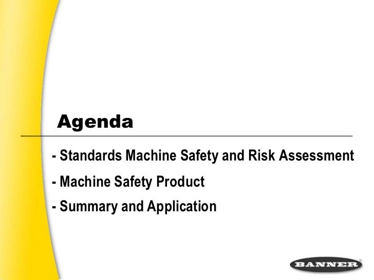 Machine Safety System Standard