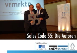 Sales Code 55: Die Autoren
Guglielmo Imbimbo
 