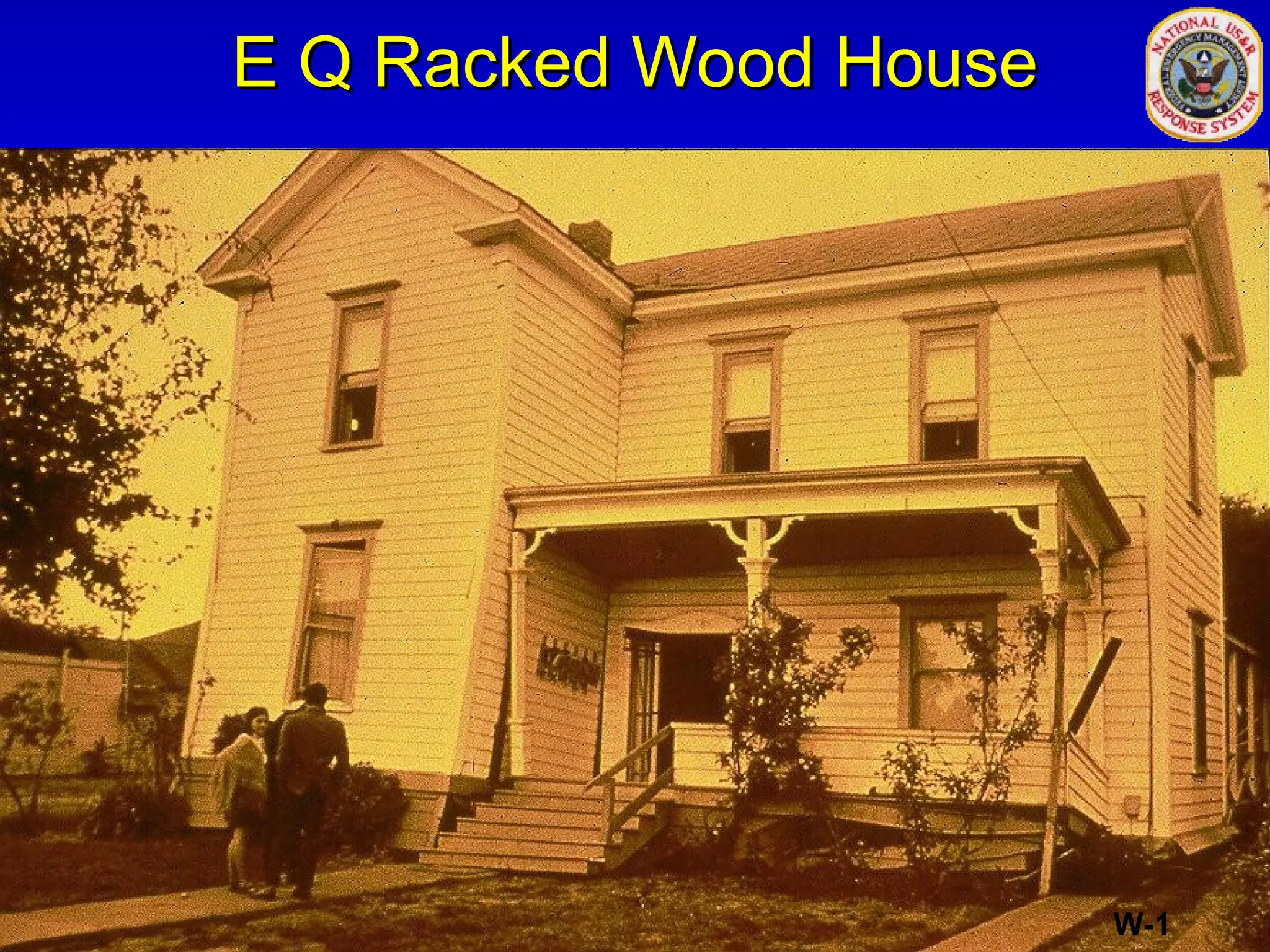 E Q Racked Wood House
E Q Racked Wood House
W-1
 