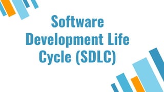 Software Development Life Cycle (SDLC) | PPTX