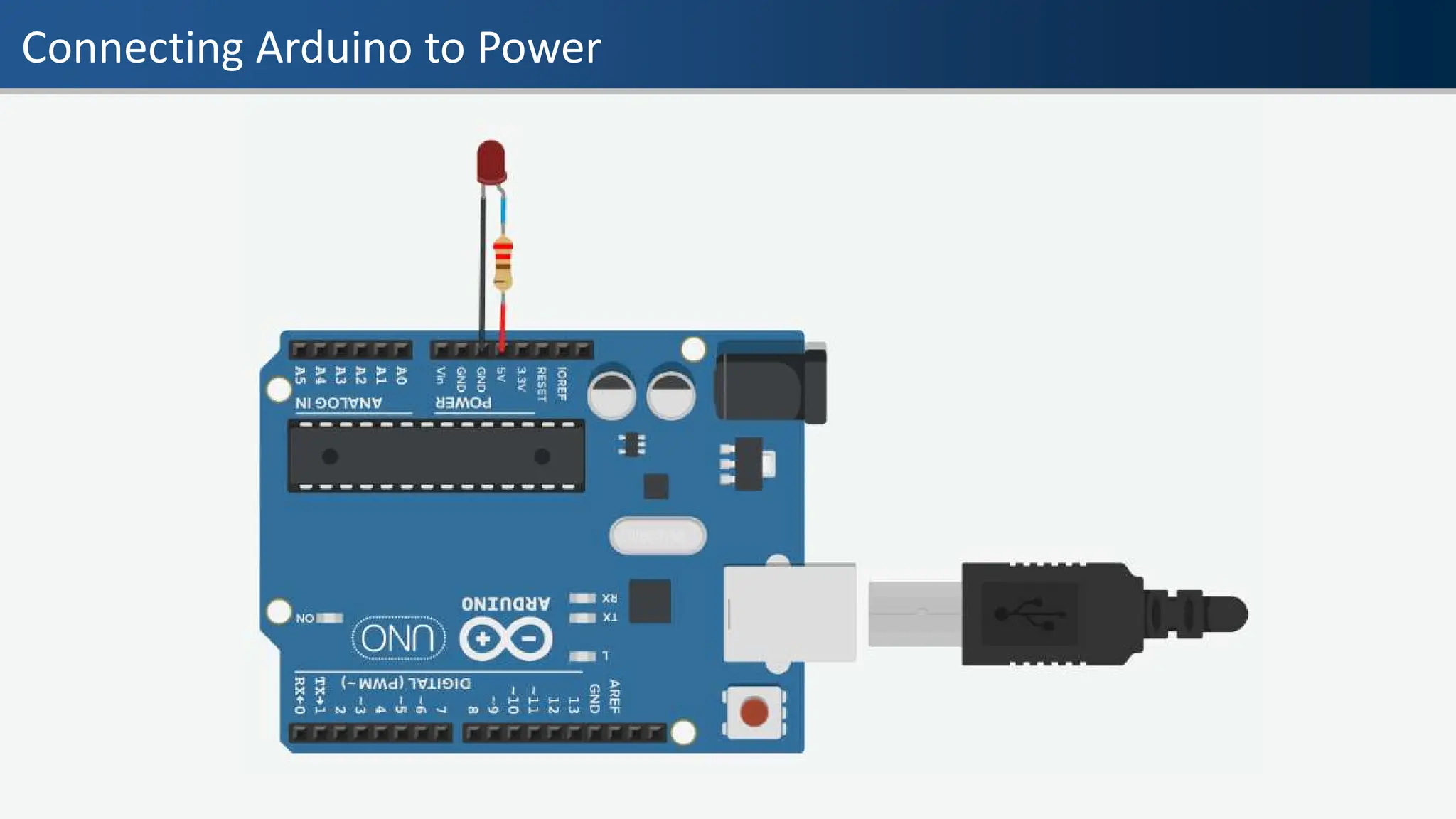 Connecting Arduino to Power
 
