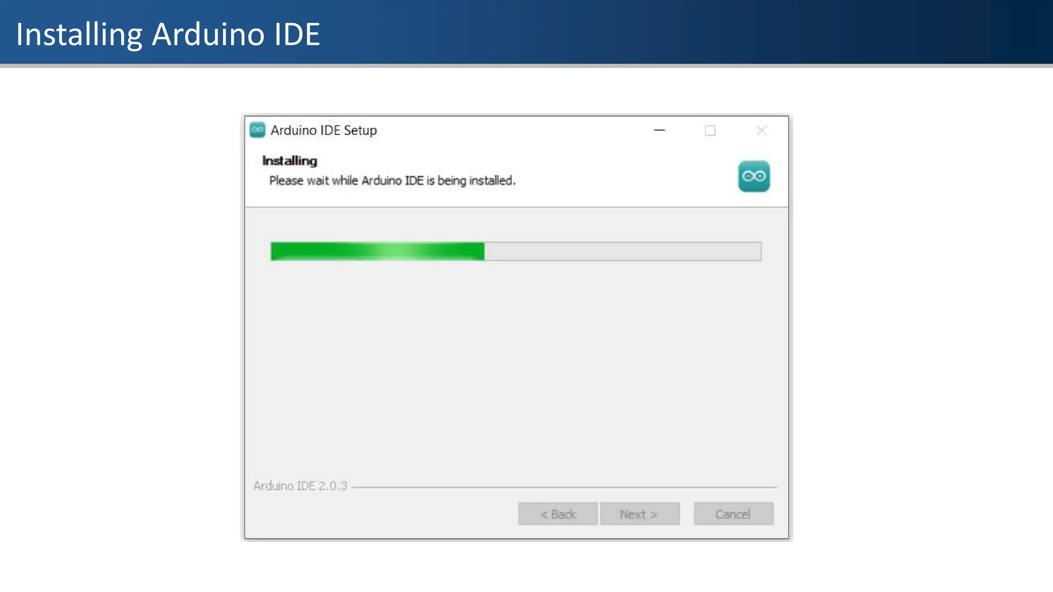 Installing Arduino IDE
 