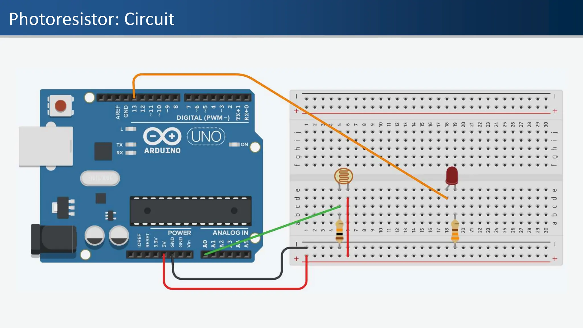 Photoresistor: Circuit
 