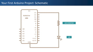 Your First Arduino Project: Schematic
 