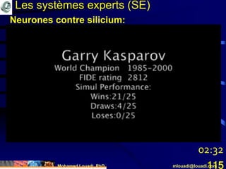 Mohamed Louadi, PhD mlouadi@louadi.com115
Les systèmes experts (SE)
Neurones contre silicium:
02:32
 