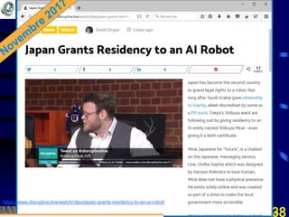 Mohamed Louadi, PhD mlouadi@louadi.com138
Les systèmes experts (SE)
https://www.disruptive.live/watch/clips/japan-grants-residency-to-an-ai-robot/
 