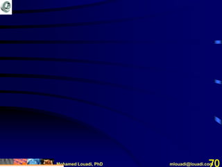 Mohamed Louadi, PhD mlouadi@louadi.com70
 