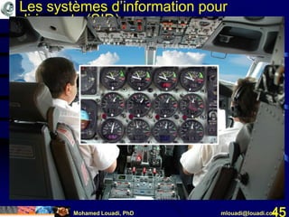 Mohamed Louadi, PhD mlouadi@louadi.com45
Les systèmes d’information pour
dirigeants (SID)
 