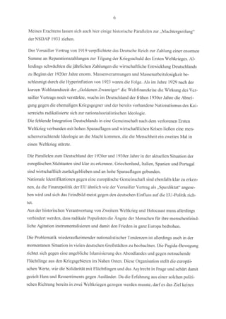 70 Jahre Frieden - Nie wieder Krieg?