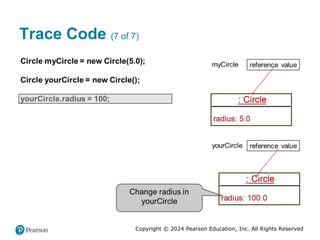 Copyright © 2024 Pearson Education, Inc. All Rights Reserved
Trace Code (7 of 7)
 