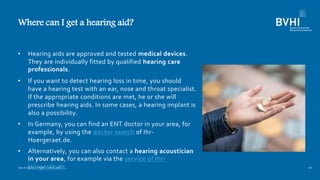 [BVHI] Facts and Figures on Hearing Aid Owners in Germany