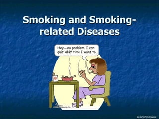 Smoking and Smoking-
  related Diseases




                       ALBIO9700/2006JK
 