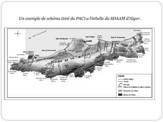 Un exemple de schéma (tiré du PAC) a l‘échelle du SDAAM d'Alger.
 