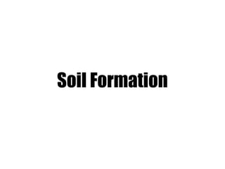 Soil Formation
 