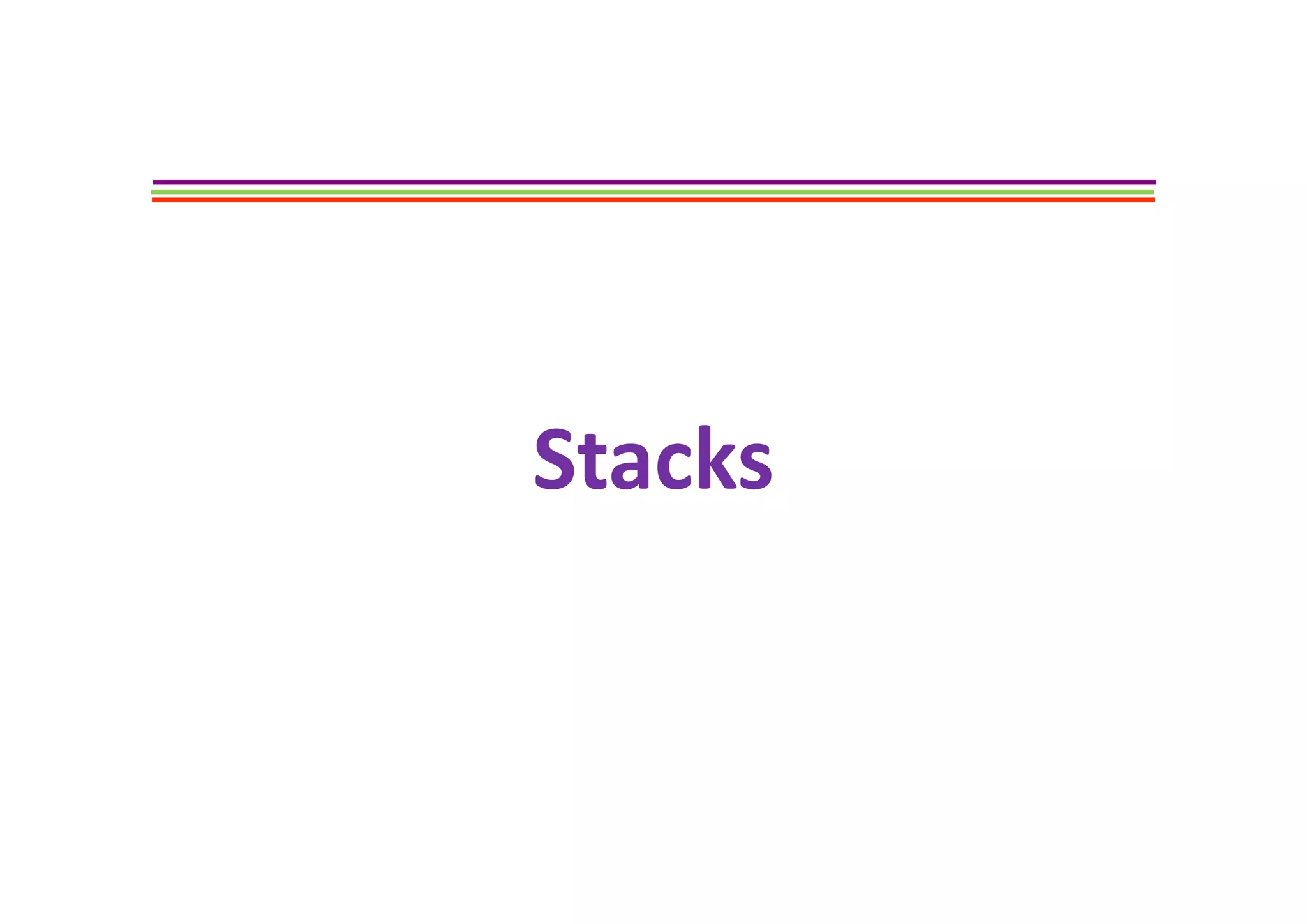 Stack Algorithm | PPT