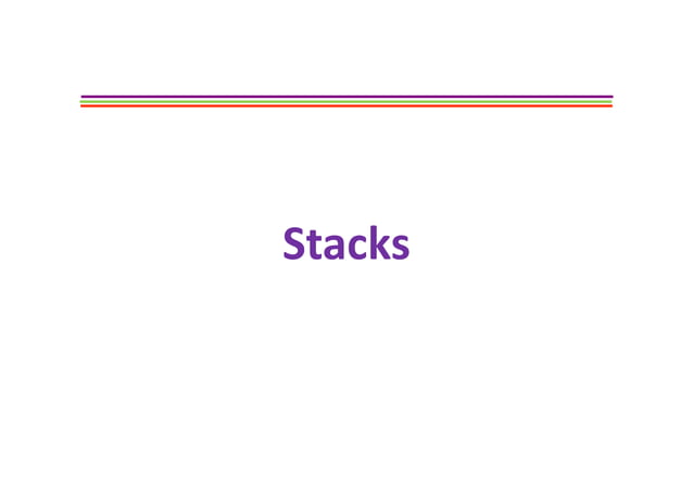 Stack Algorithm | PPT