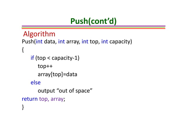 Stack Algorithm | PPT