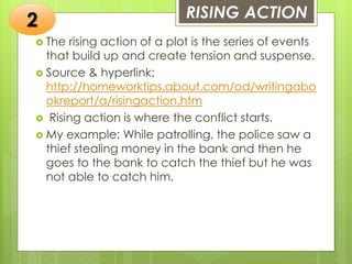Rising Action Example English Story line and Plot Elements | PPTX