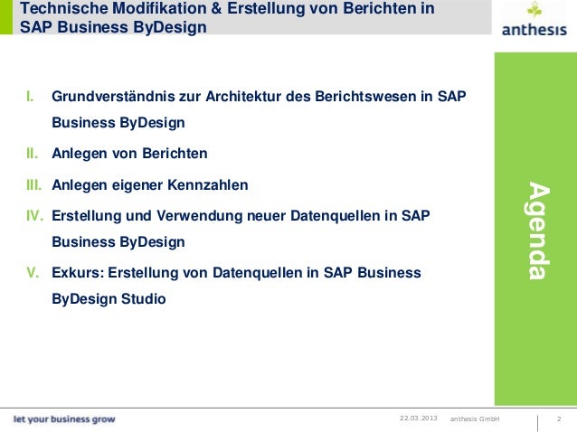 Workshop Technische Modifikation & Erstellung vom Berichten in SAP Bu… - Workshop Technische MoDifikation Erstellung Vom Berichten In Sap Business ByDesign 2 638
