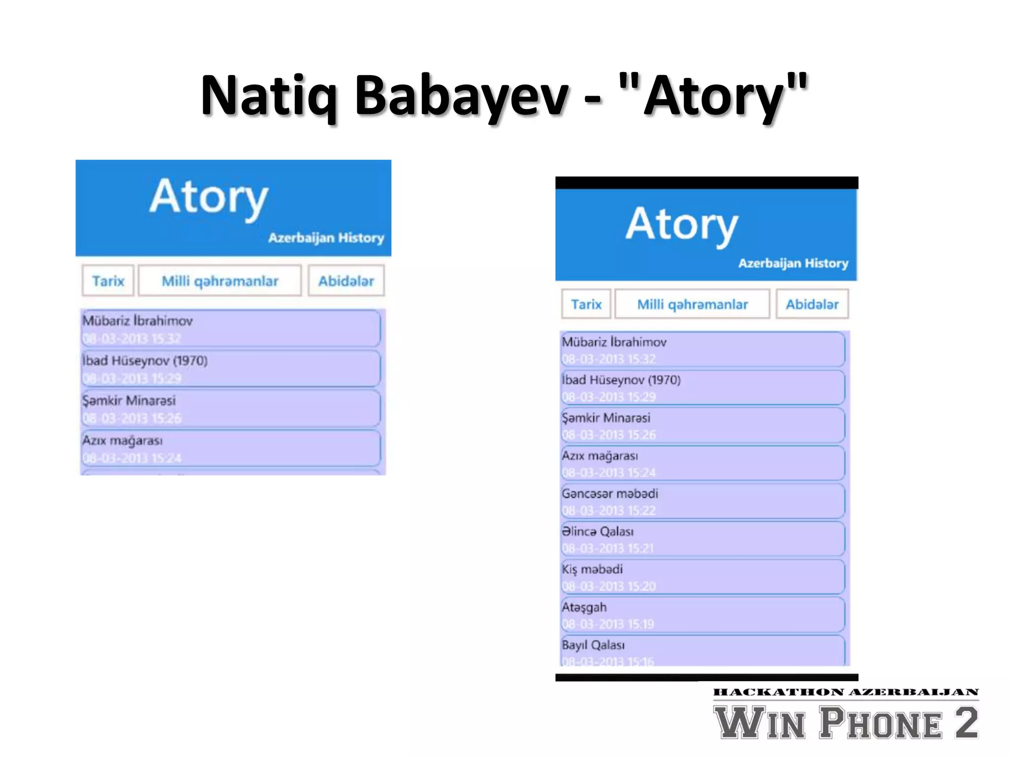 Natiq Babayev - "Atory"
 